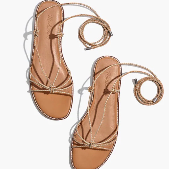 Madewell Katya Tie Sandals - Picture 1 of 4